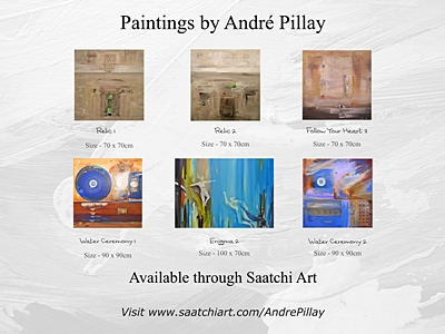 Abstract Paintings Art Brochure
