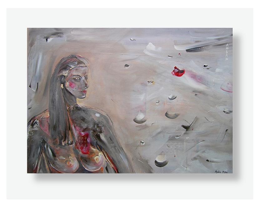 inner feeling figure abstract painting