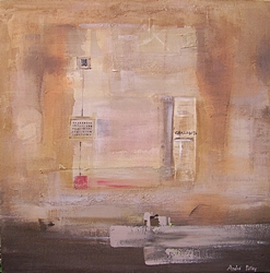 Abstract Painting Muted Colours